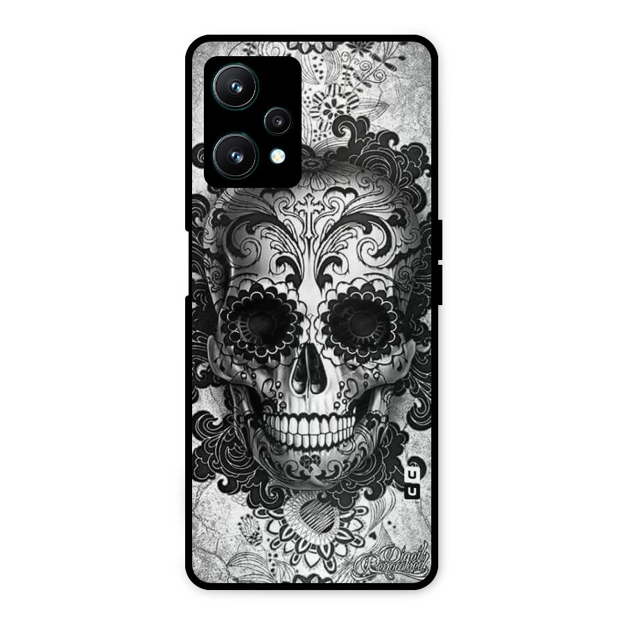 Floral Ghost Metal Back Case for Realme 9 Pro 5G