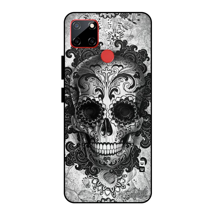 Floral Ghost Metal Back Case for Realme C12