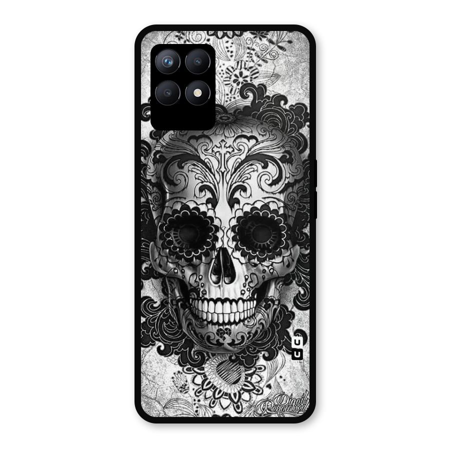 Floral Ghost Metal Back Case for Realme Narzo 50