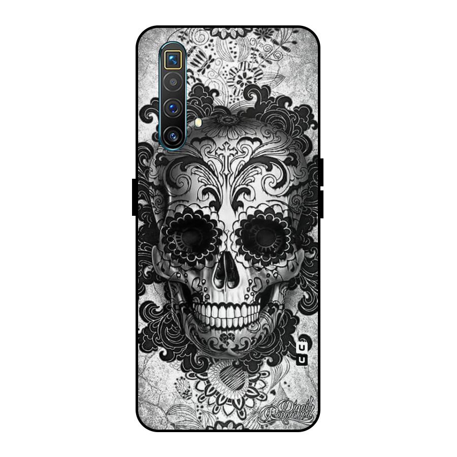Floral Ghost Metal Back Case for Realme X3 SuperZoom