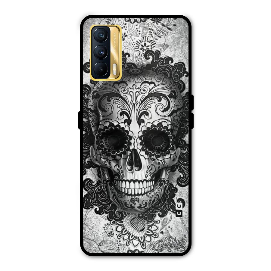 Floral Ghost Metal Back Case for Realme X7