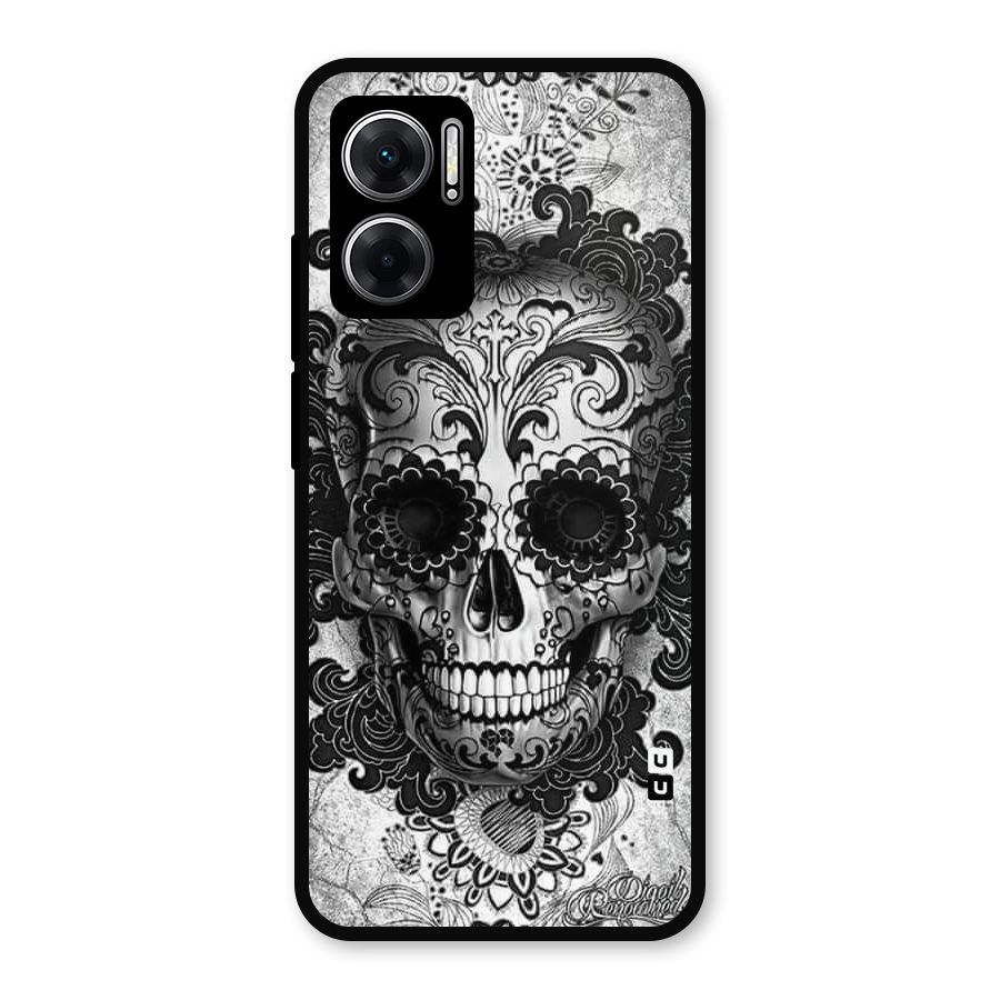 Floral Ghost Metal Back Case for Redmi 11 Prime 5G