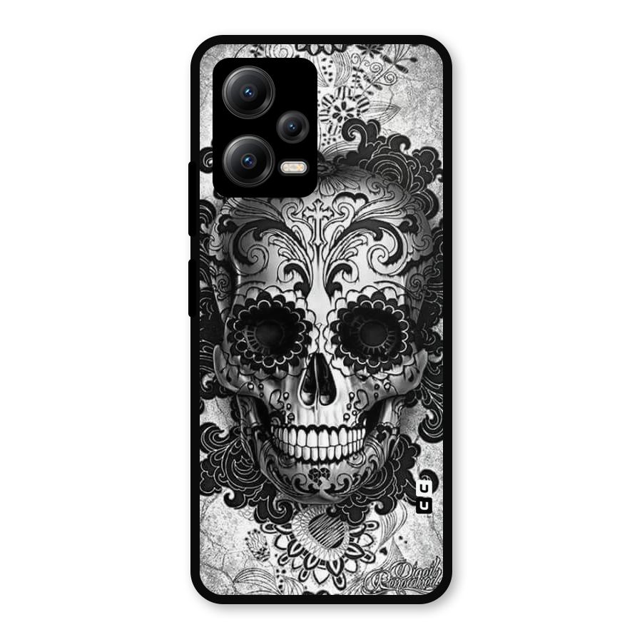 Floral Ghost Metal Back Case for Redmi Note 12 5G