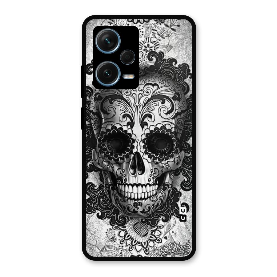 Floral Ghost Metal Back Case for Redmi Note 12 Pro Plus 5G