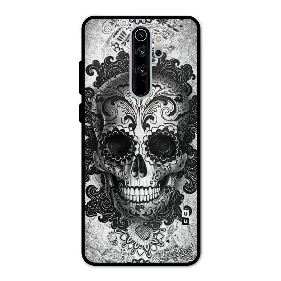Floral Ghost Metal Back Case for Redmi Note 8 Pro