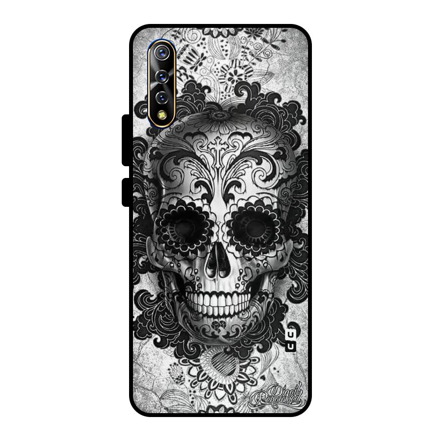Floral Ghost Metal Back Case for Vivo S1