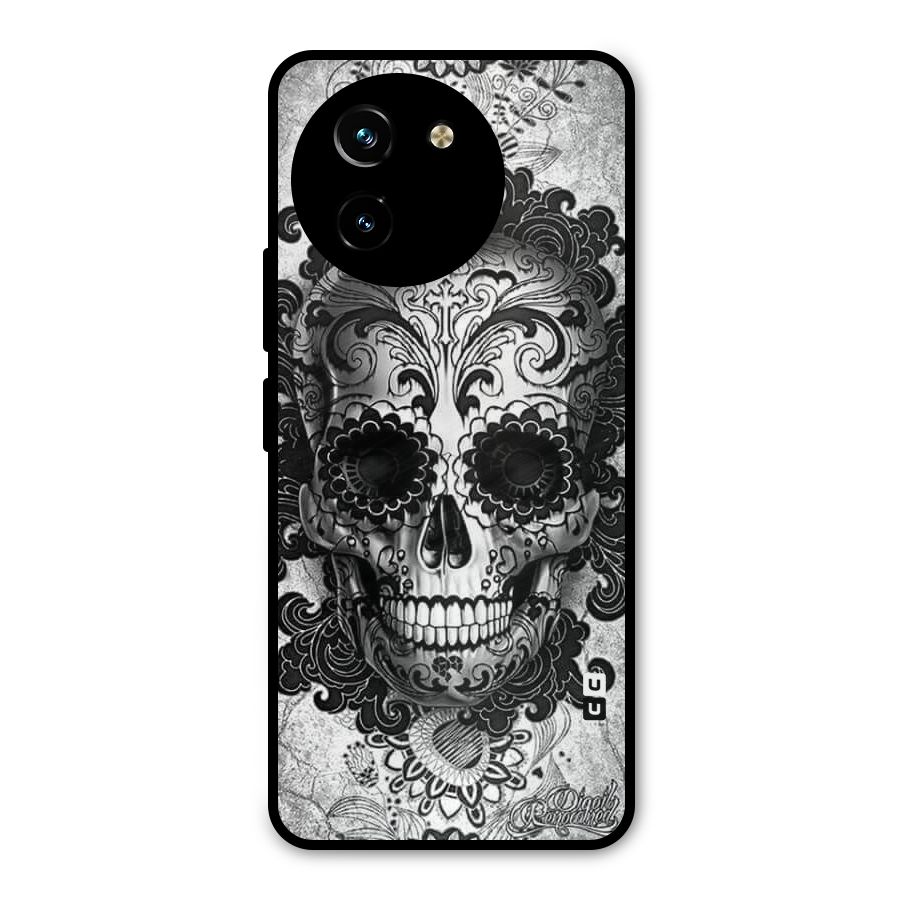 Floral Ghost Metal Back Case for Vivo T3x