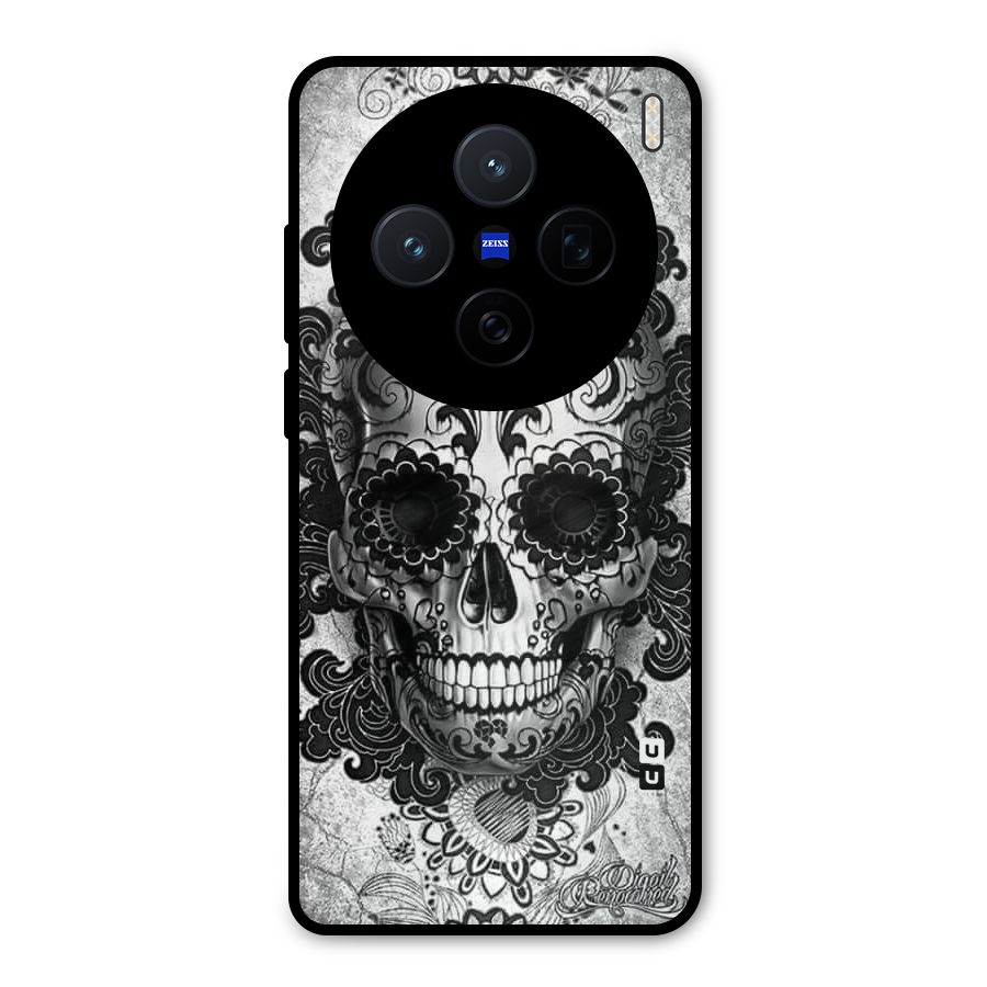Floral Ghost Metal Back Case for Vivo X200