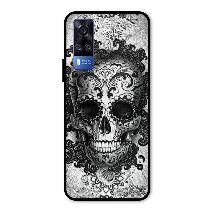 Floral Ghost Metal Back Case for Vivo Y51A