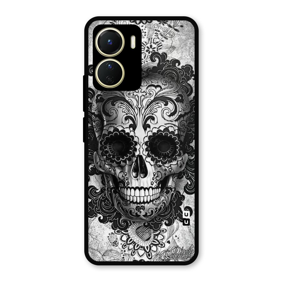 Floral Ghost Metal Back Case for Vivo Y56