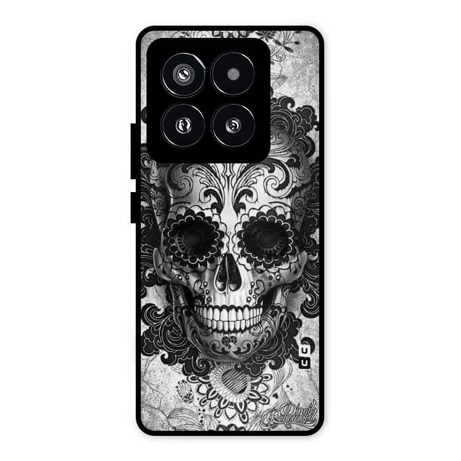 Floral Ghost Metal Back Case for Xiaomi 14 Pro