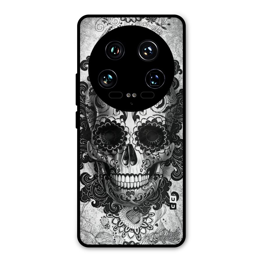 Floral Ghost Metal Back Case for Xiaomi 14 Ultra