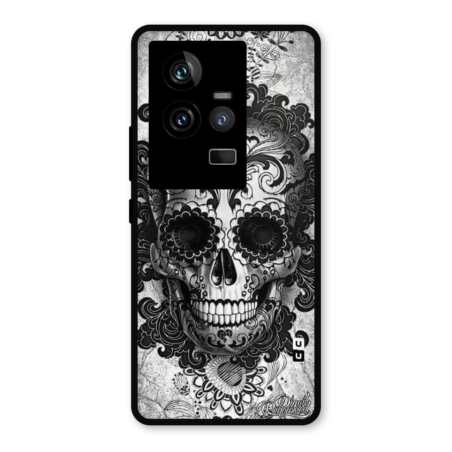 Floral Ghost Metal Back Case for iQOO 11 5G