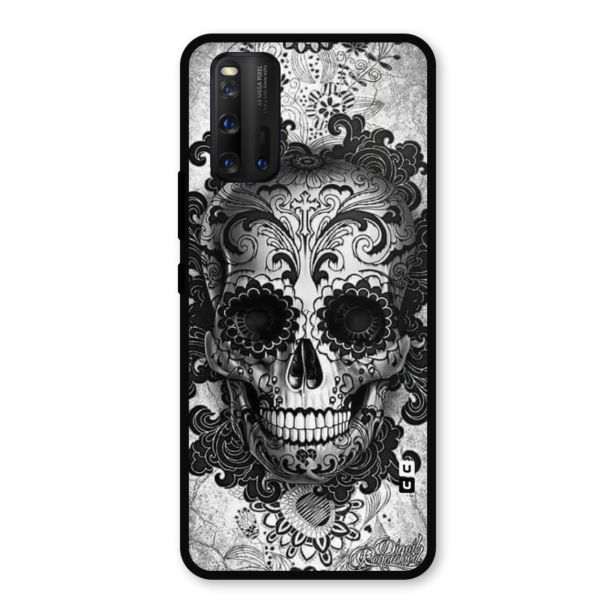 Floral Ghost Metal Back Case for iQOO 3