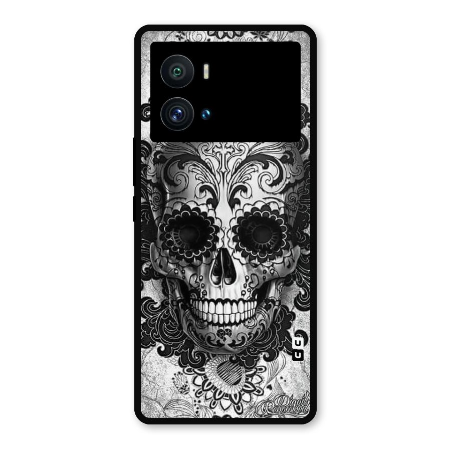 Floral Ghost Metal Back Case for iQOO 9 Pro
