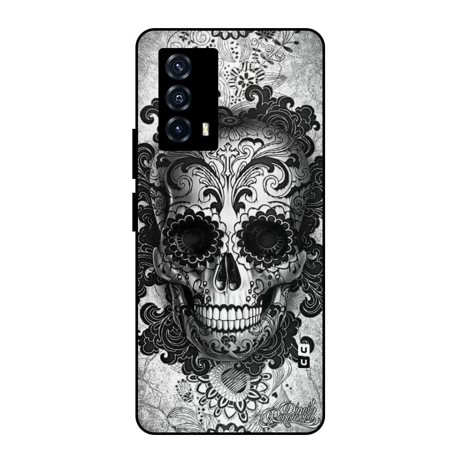 Floral Ghost Metal Back Case for iQOO Z5