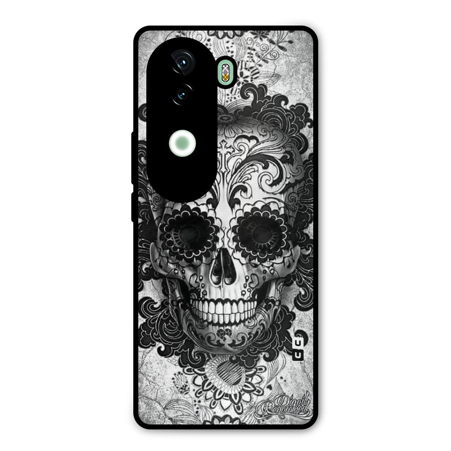Floral Ghost Metal Back Case for iQOO Z9s