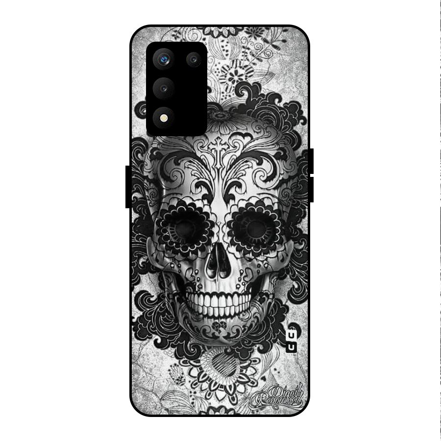 Floral Ghost Metal Back Case for realme 9 5G SE