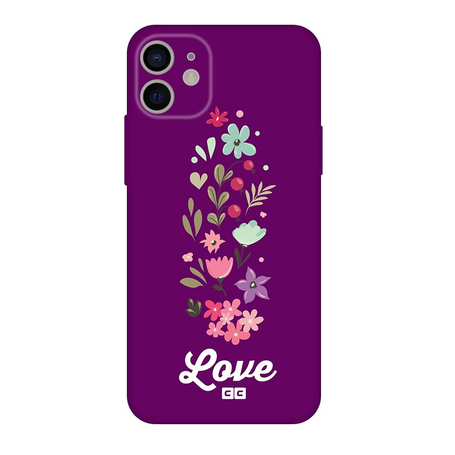 Floral Love Original Polycarbonate Back Case for iPhone 11