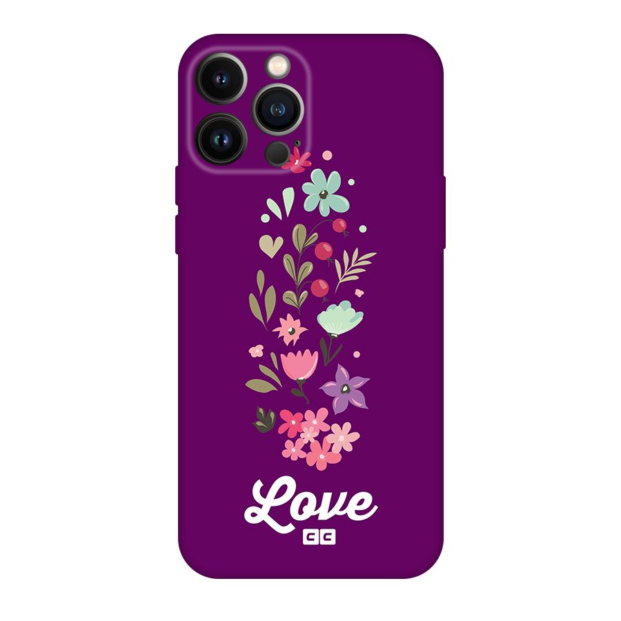 Floral Love Original Polycarbonate Back Case for iPhone 13 Pro Max