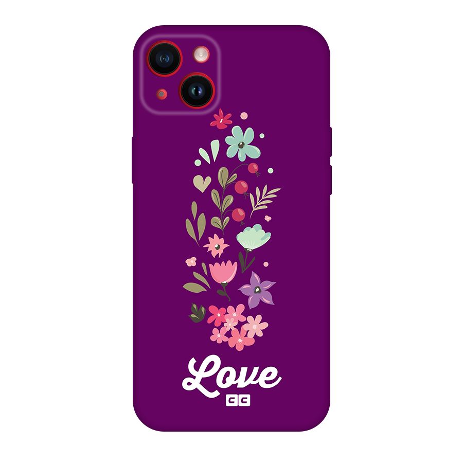 Floral Love Original Polycarbonate Back Case for iPhone 14 Plus