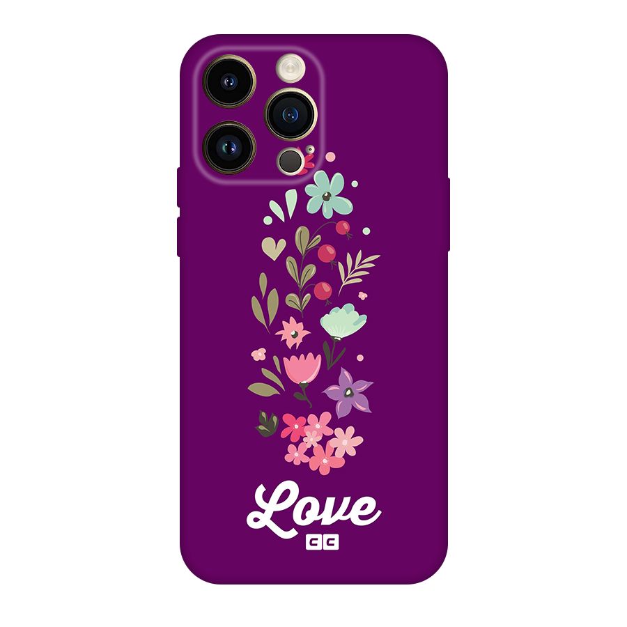 Floral Love Original Polycarbonate Back Case for iPhone 14 Pro Max