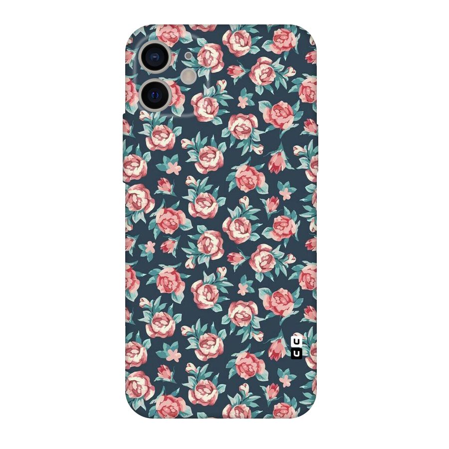 Floral Navy Bloom Original Polycarbonate Back Case for iPhone 11