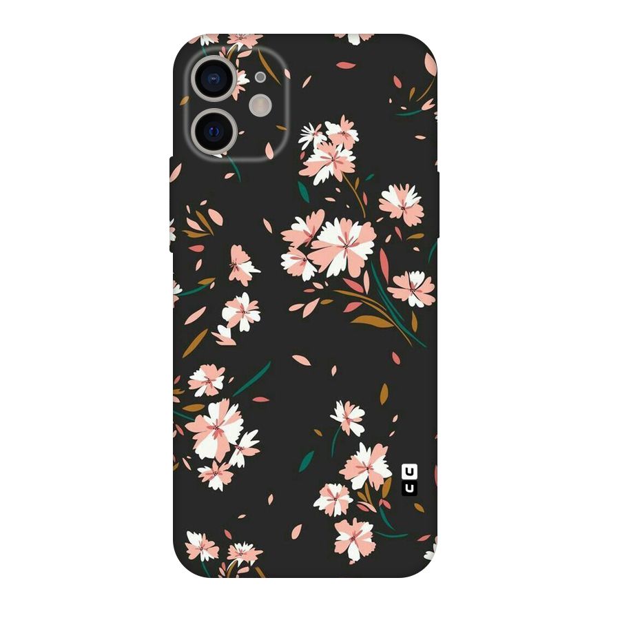 Floral Petals Peach Original Polycarbonate Back Case for iPhone 11