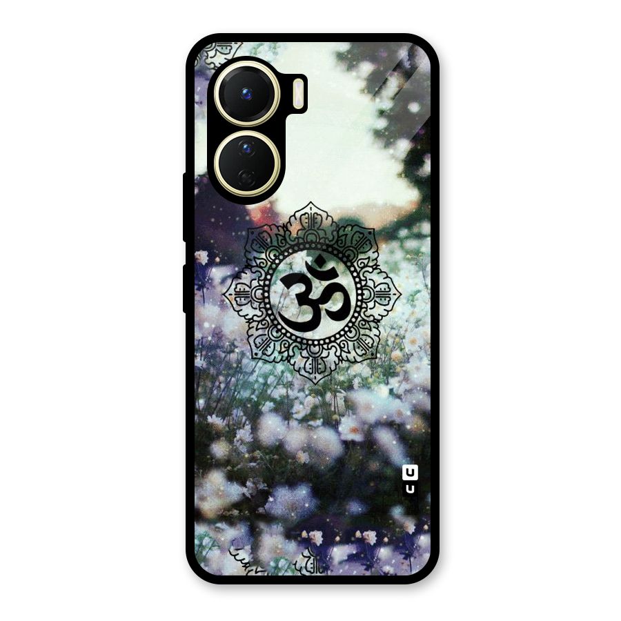 Floral Pray Glass Back Case for Vivo Y56