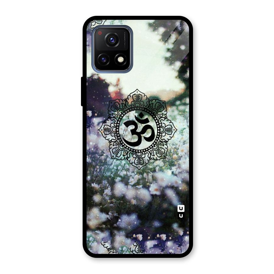 Floral Pray Glass Back Case for Vivo Y72 5G