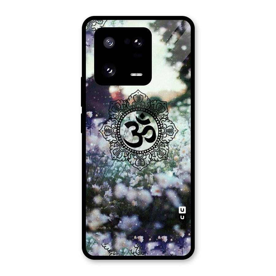Floral Pray Glass Back Case for Xiaomi 13 Pro