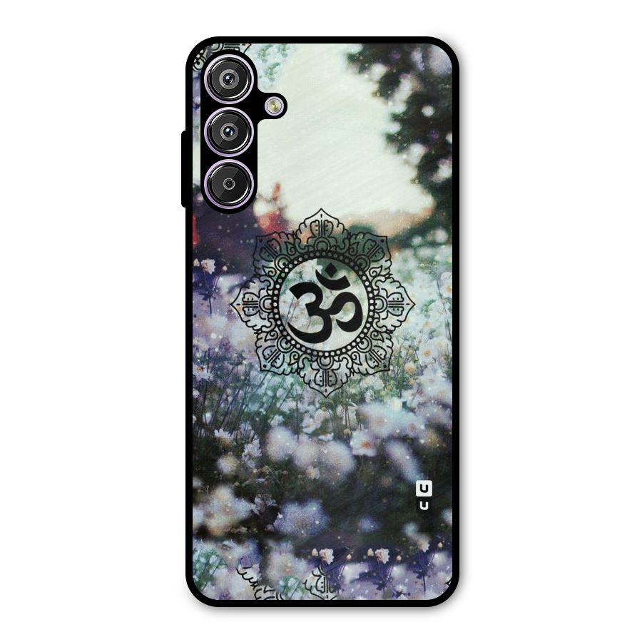 Floral Pray Metal Back Case for Galaxy F15
