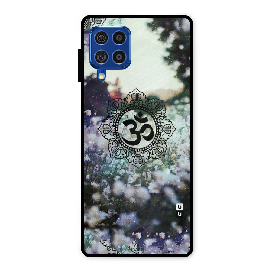 Floral Pray Metal Back Case for Galaxy F62
