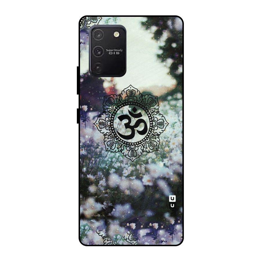 Floral Pray Metal Back Case for Galaxy S10 Lite