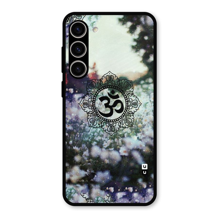 Floral Pray Metal Back Case for Galaxy S23 Plus