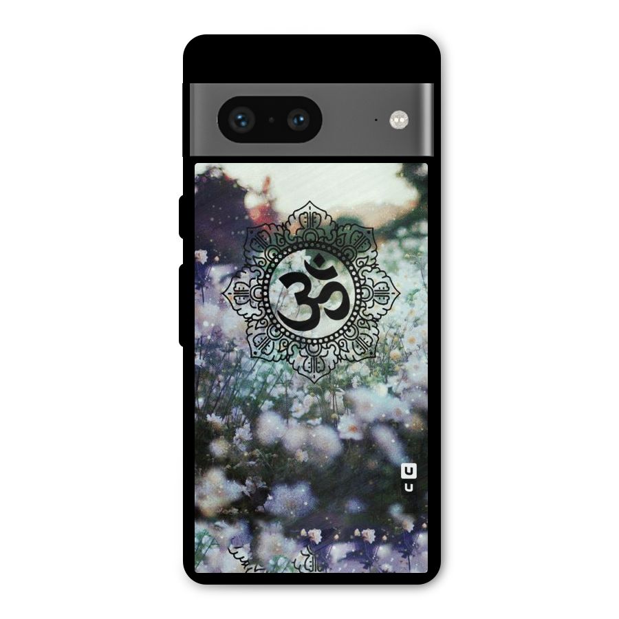 Floral Pray Metal Back Case for Google Pixel 7