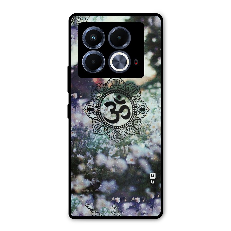 Floral Pray Metal Back Case for Infinix Note 40 5G