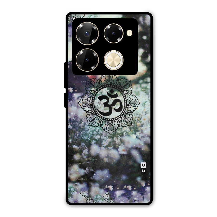 Floral Pray Metal Back Case for Infinix Note 40 Pro