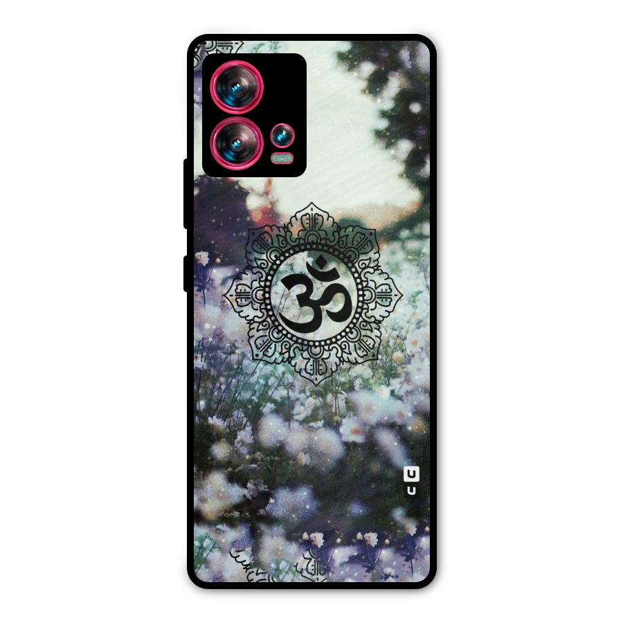 Floral Pray Metal Back Case for Motorola Edge 30 Fusion