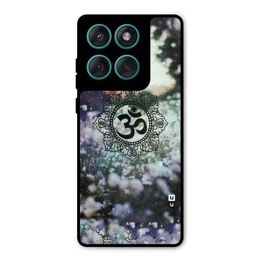 Floral Pray Metal Back Case for Motorola Edge 60 Fusion