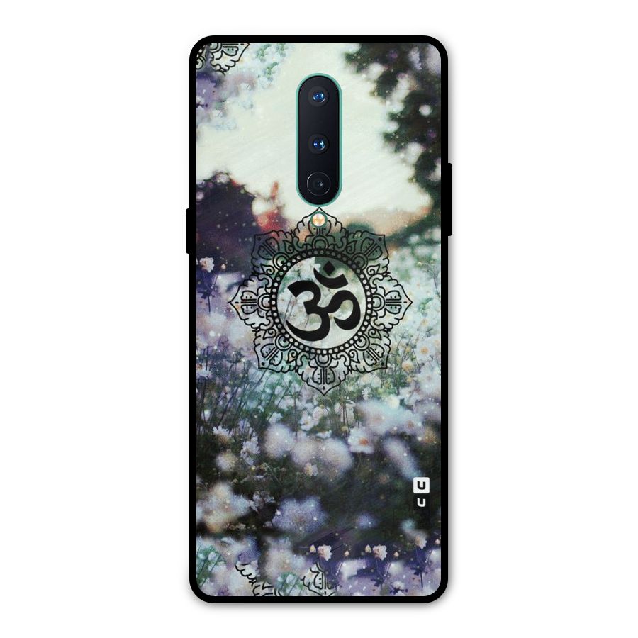 Floral Pray Metal Back Case for OnePlus 8