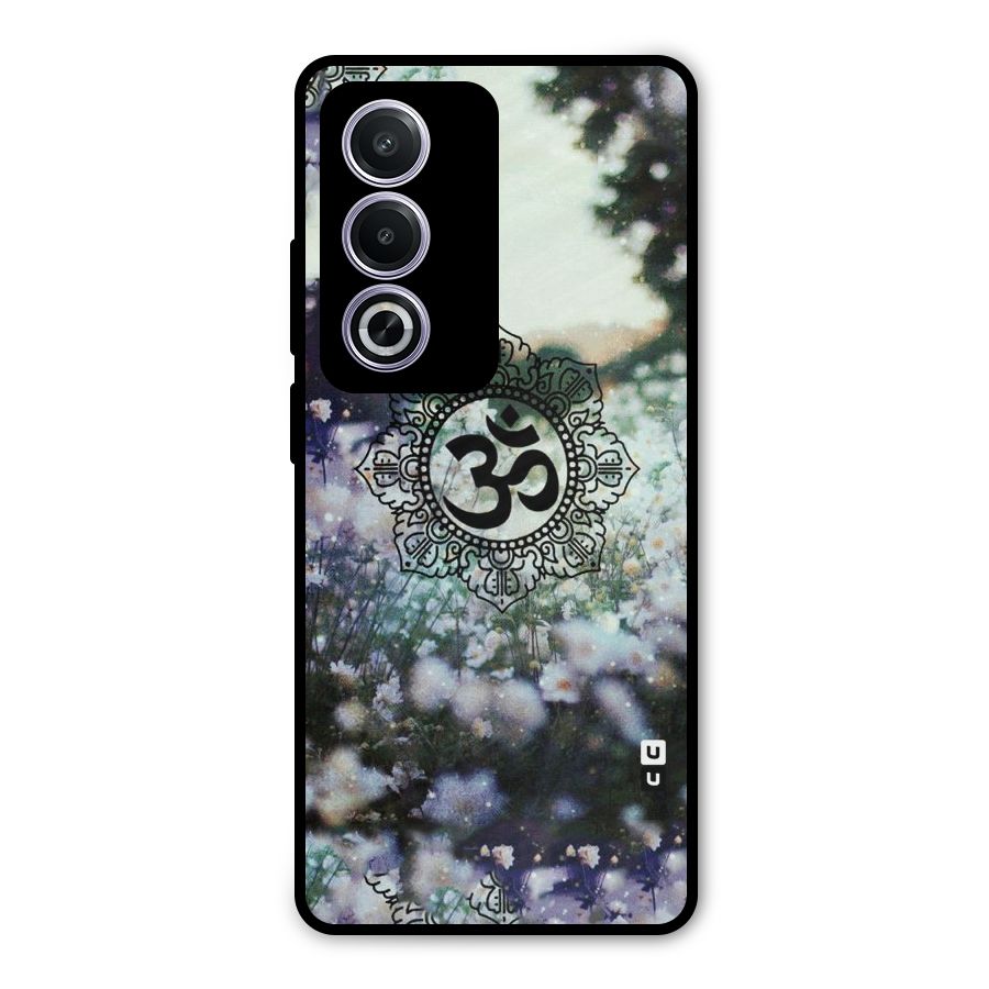Floral Pray Metal Back Case for Oppo A3 Pro