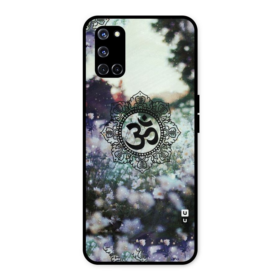 Floral Pray Metal Back Case for Oppo A52