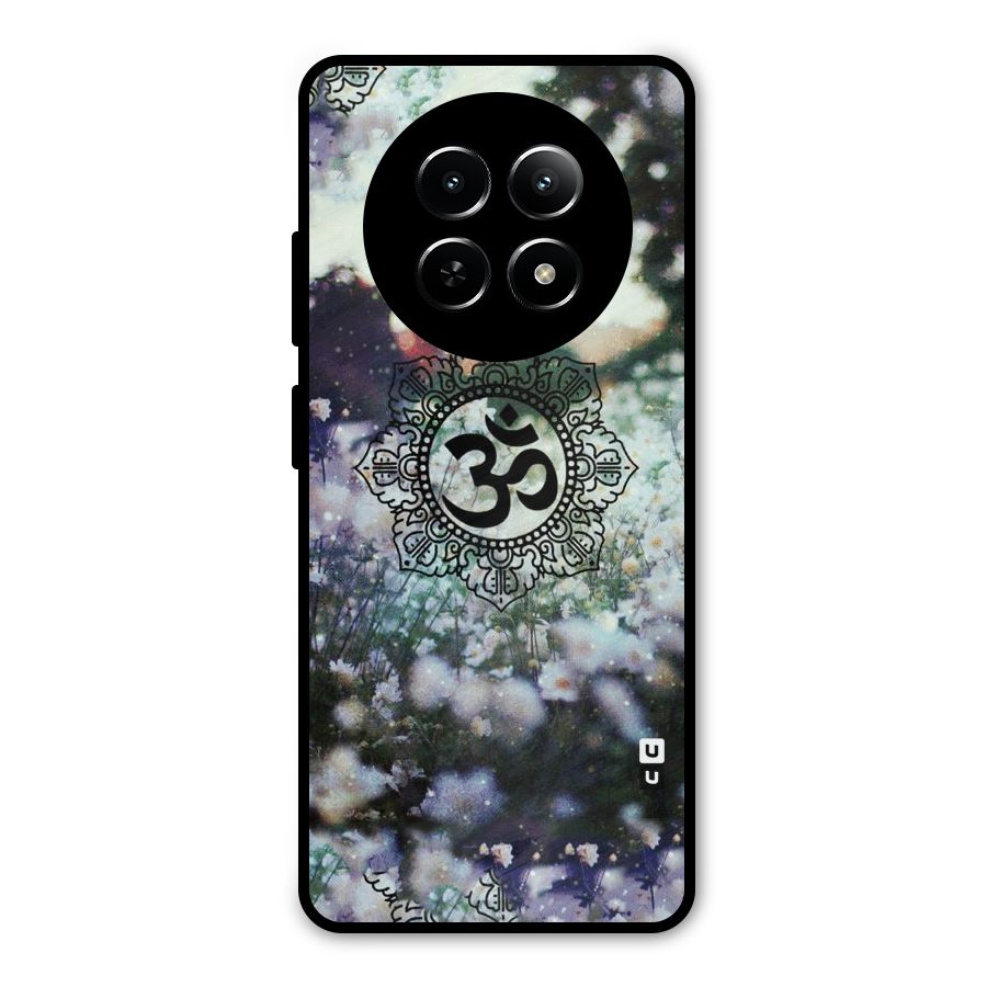 Floral Pray Metal Back Case for Realme 13