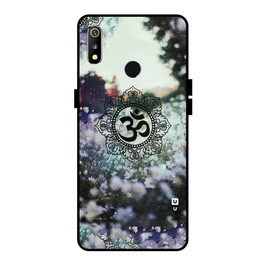 Floral Pray Metal Back Case for Realme 3i