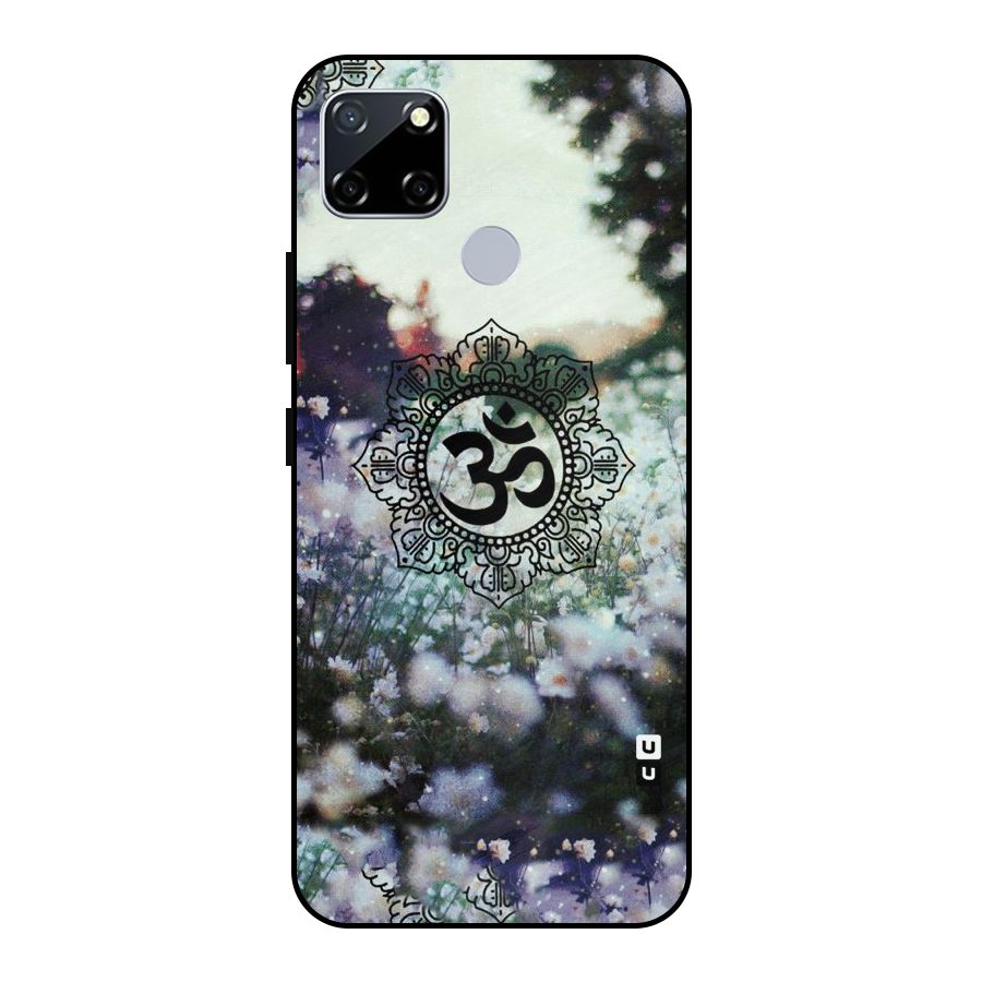 Floral Pray Metal Back Case for Realme Narzo 20
