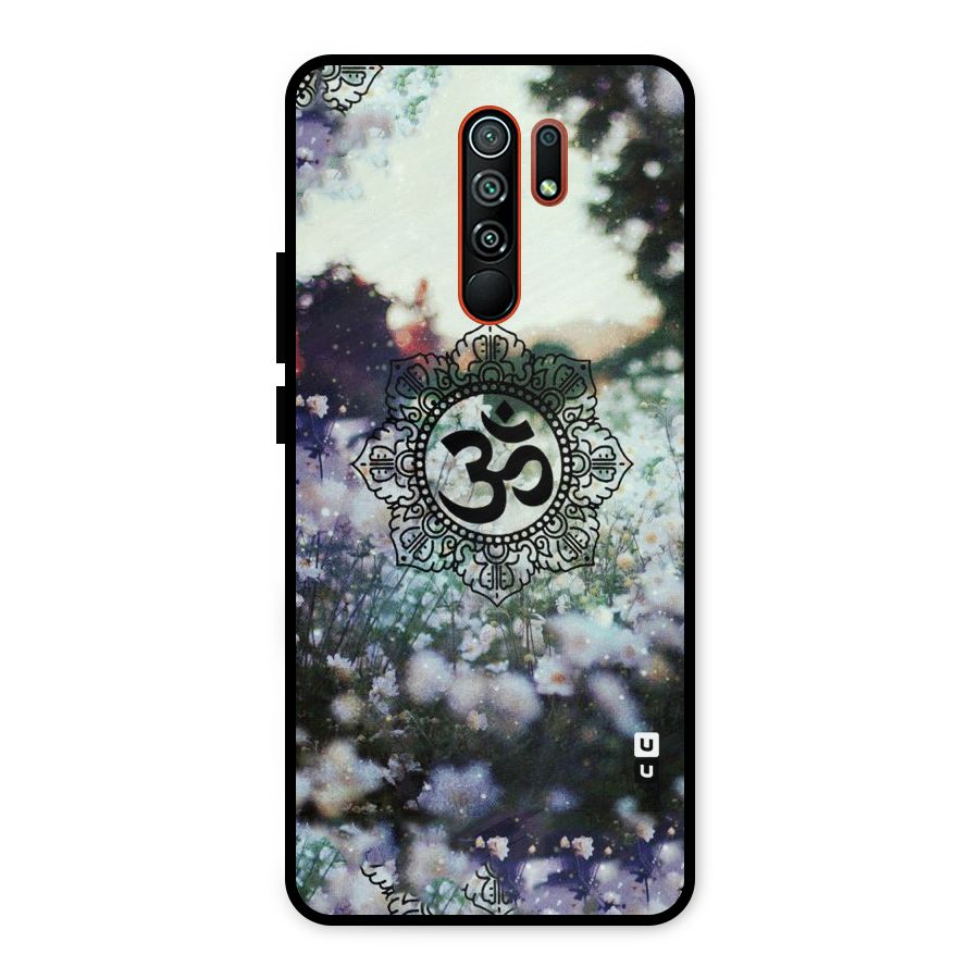 Floral Pray Metal Back Case for Redmi 9 Prime