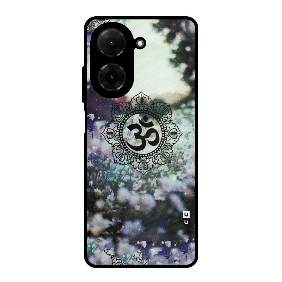 Floral Pray Metal Back Case for Redmi A5 4G