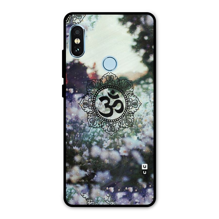 Floral Pray Metal Back Case for Redmi Note 5 Pro