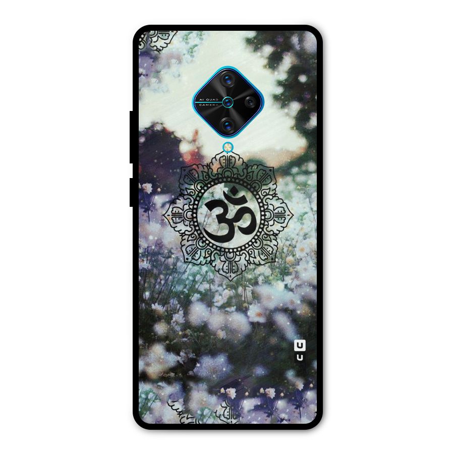 Floral Pray Metal Back Case for Vivo S1 Pro